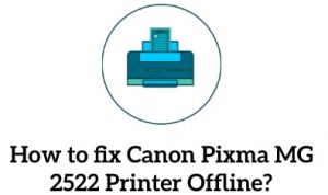 Canon mg2522 printer offline